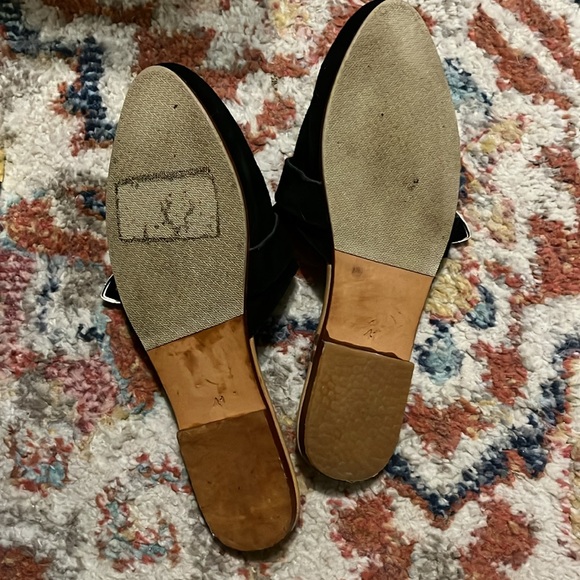 Free People James Smith Buckle Mule Loafer Sz 41 - Picture 4 of 4